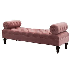 Bench Jade - Wooden Bolstered Lounge Entryway Bench Three Seater Sofa diwan Couch Lounger Lounge diwan Settee for Living Room Sofa Set Furneez