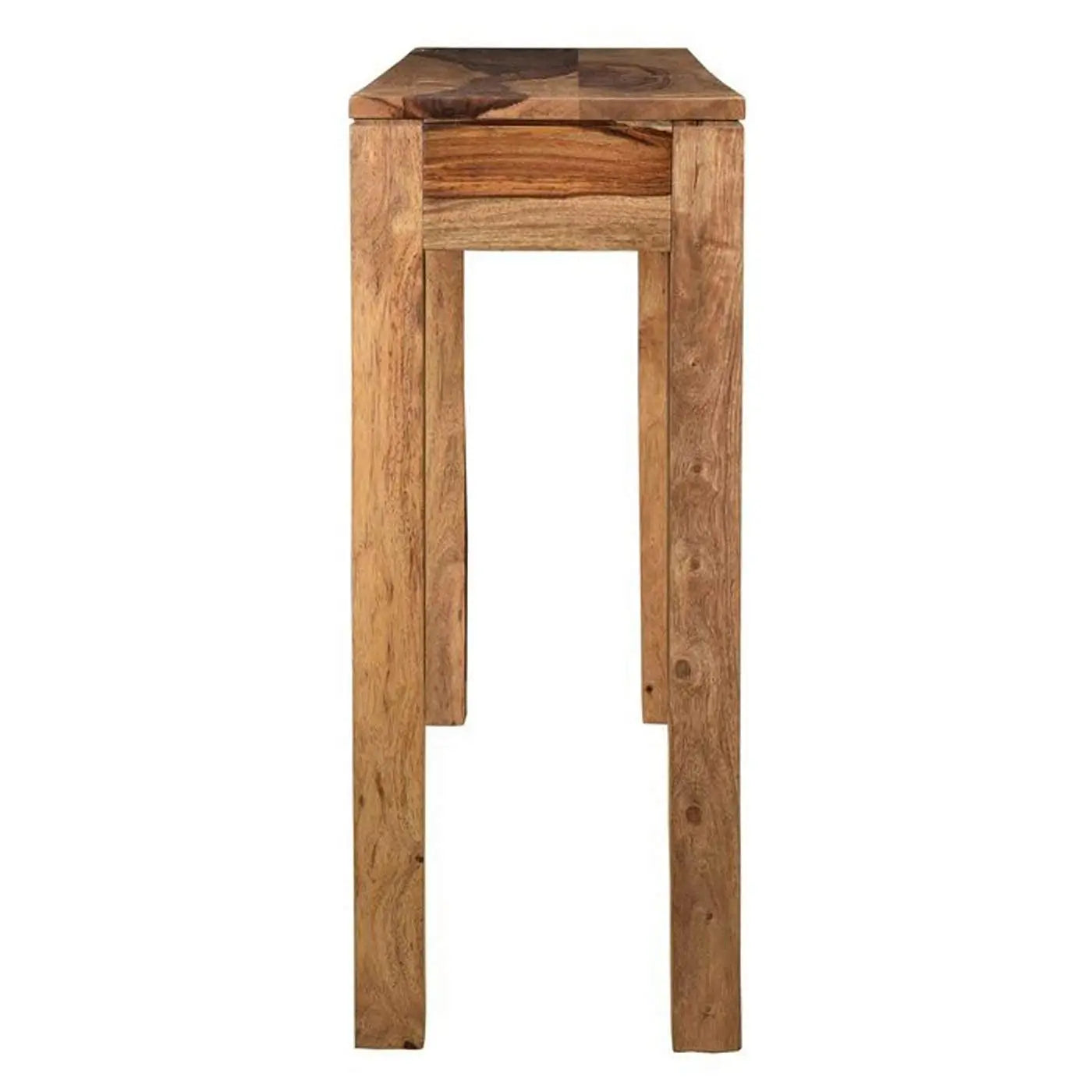 Console Table Hash- Wood Solid Wood Console Table for Living Room | Console Table with One Drawer | Study Table | Writing Table | Computer Table Furneez