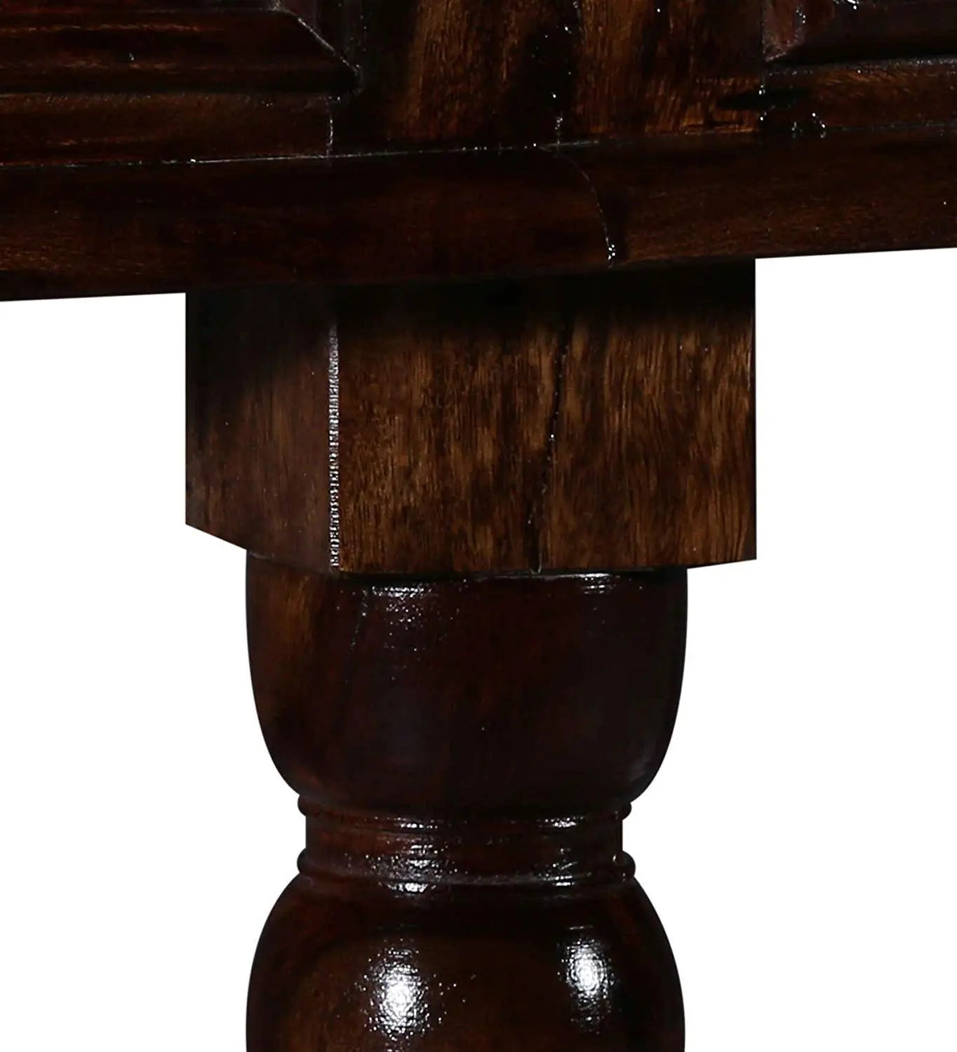 Console Table Ibex- Sheesham Wood Half Round Console Table for Living Room | Wooden Side Table | Honey Finish Furneez