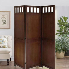 Partition Kobo- Wooden Fold able Handmade Traditional Room Divider/ Partition for Living room & Office , Room Separator for Balcony Furneez