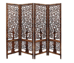 Partition Oxen- Wooden Partition || Room Divider || Partition for Living Room | Partition Curtains for Hall || Room Separator for Pooja Ghar Furneez