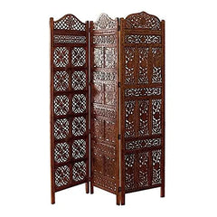 Partition Vaca- Handcrafted Wooden Room Partition/ Divider, Wooden Partitions, Wood Room Divider Partition for Living Room Furneez