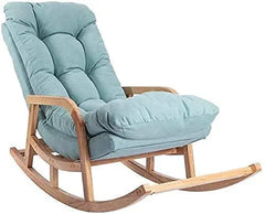 Rocking chair Pixy- Wooden Rest Chair Bedside Chair Leisure Backrest Chair with Footrest, Easy Chair, Rolling Chair for Living room & Grandparents Recliner Relaxation Furneez