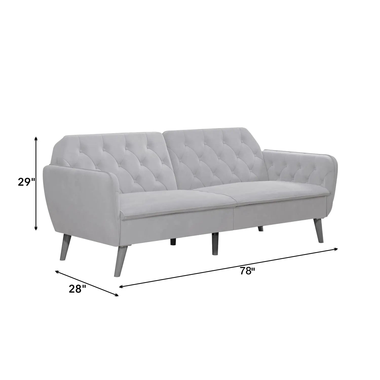 Sofa Adze- Wooden Chesterfield Sofa 3 Seater Expand back Seat Sofa cum Bed for Home & office | Wooden Sofa for Living room Furneez