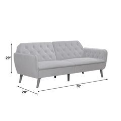 Sofa Adze- Wooden Chesterfield Sofa 3 Seater Expand back Seat Sofa cum Bed for Home & office | Wooden Sofa for Living room Furneez