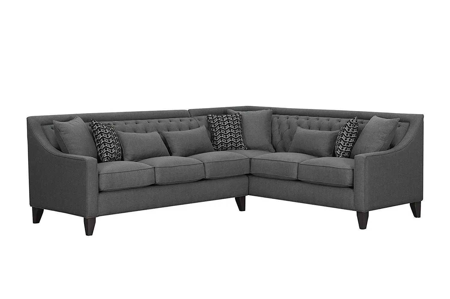 Sofa Waws - Beetle Sectional/L Shape Sofa Set 5 Seater Interchangeable for Living Room Furneez